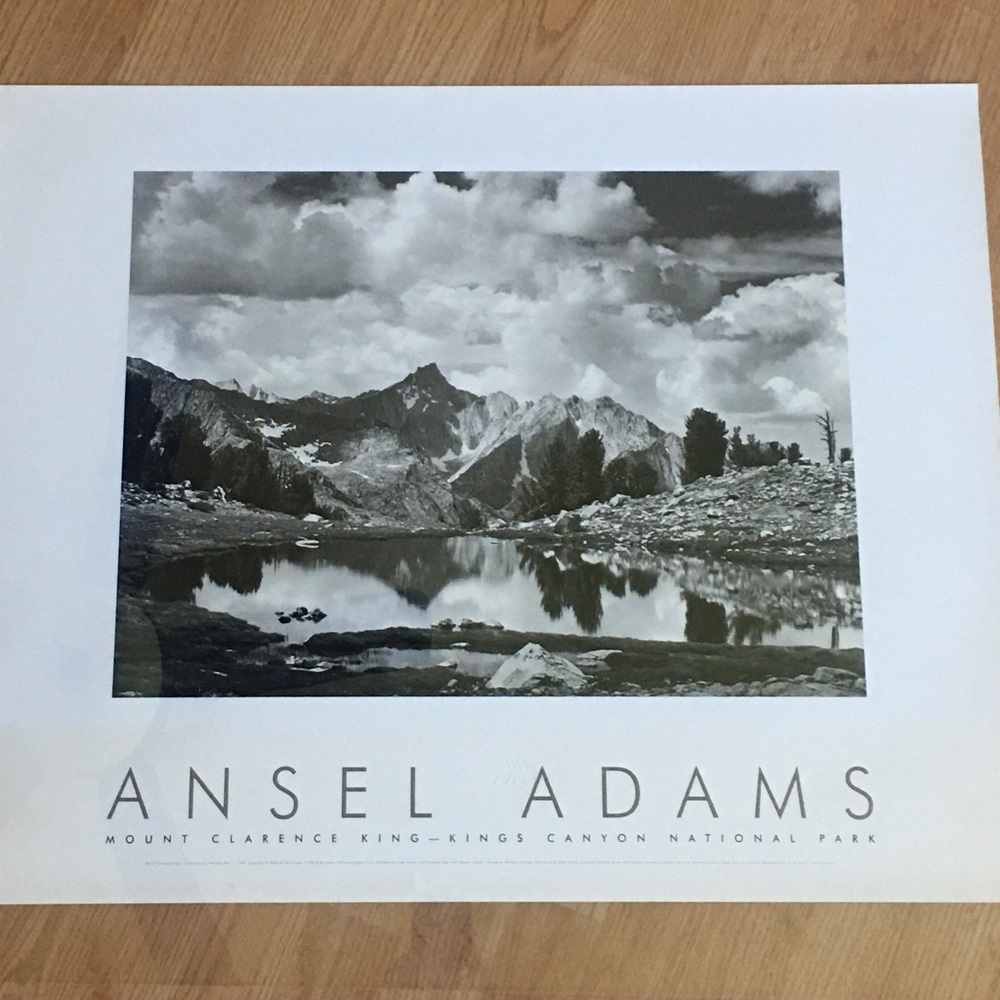 Ansel Adams - Mount Clarence King - Kings Canyon National Park - Poster Print